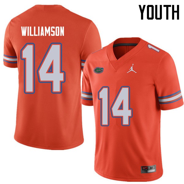 Jordan Brand Youth #14 Chris Williamson Florida Gators College Football Jersey Orange